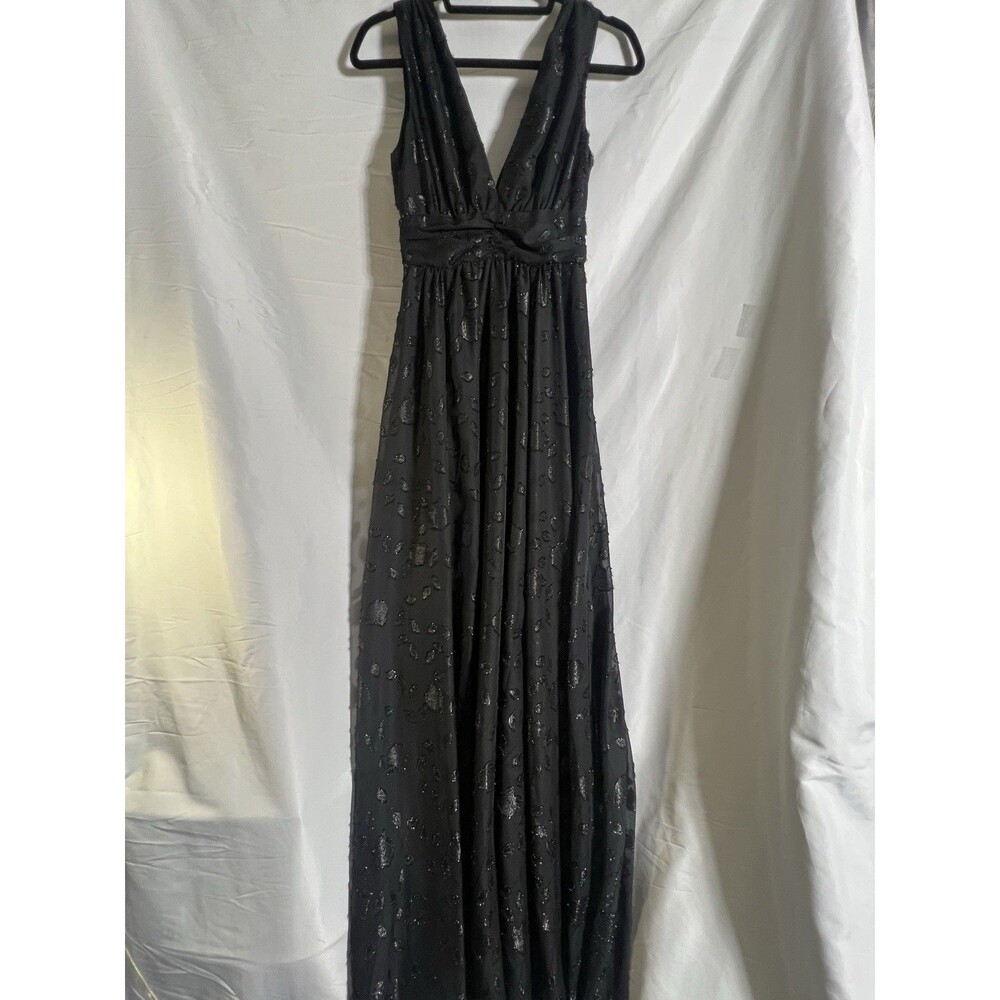 ONE33 Social Women's Black Rose Embellished Low-Back Dress Size 00  NWT